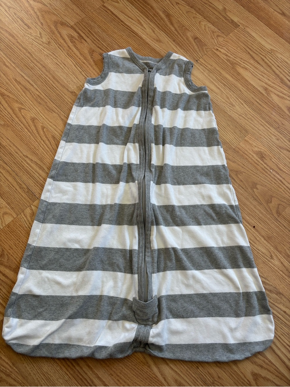 Burt’s bees organic cotton Gray & White Stripe Kids Sleep Sack